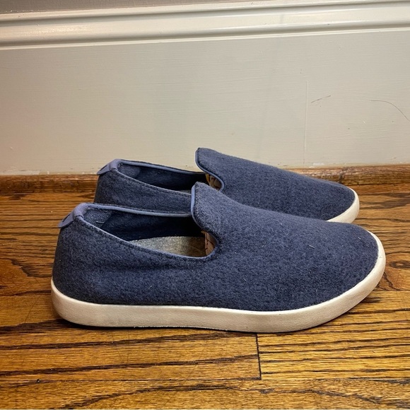 Allbirds Wool Slip-On Shoes - Dark Blue - Picture 1 of 4